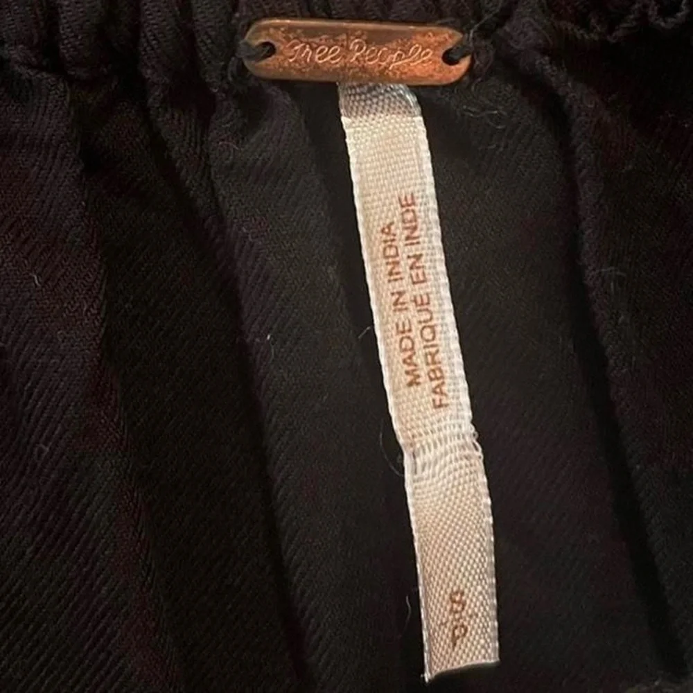 FREE PEOPLE Embroidered Floral Boho Peasant Dress Size Small - Picture 3 of 4